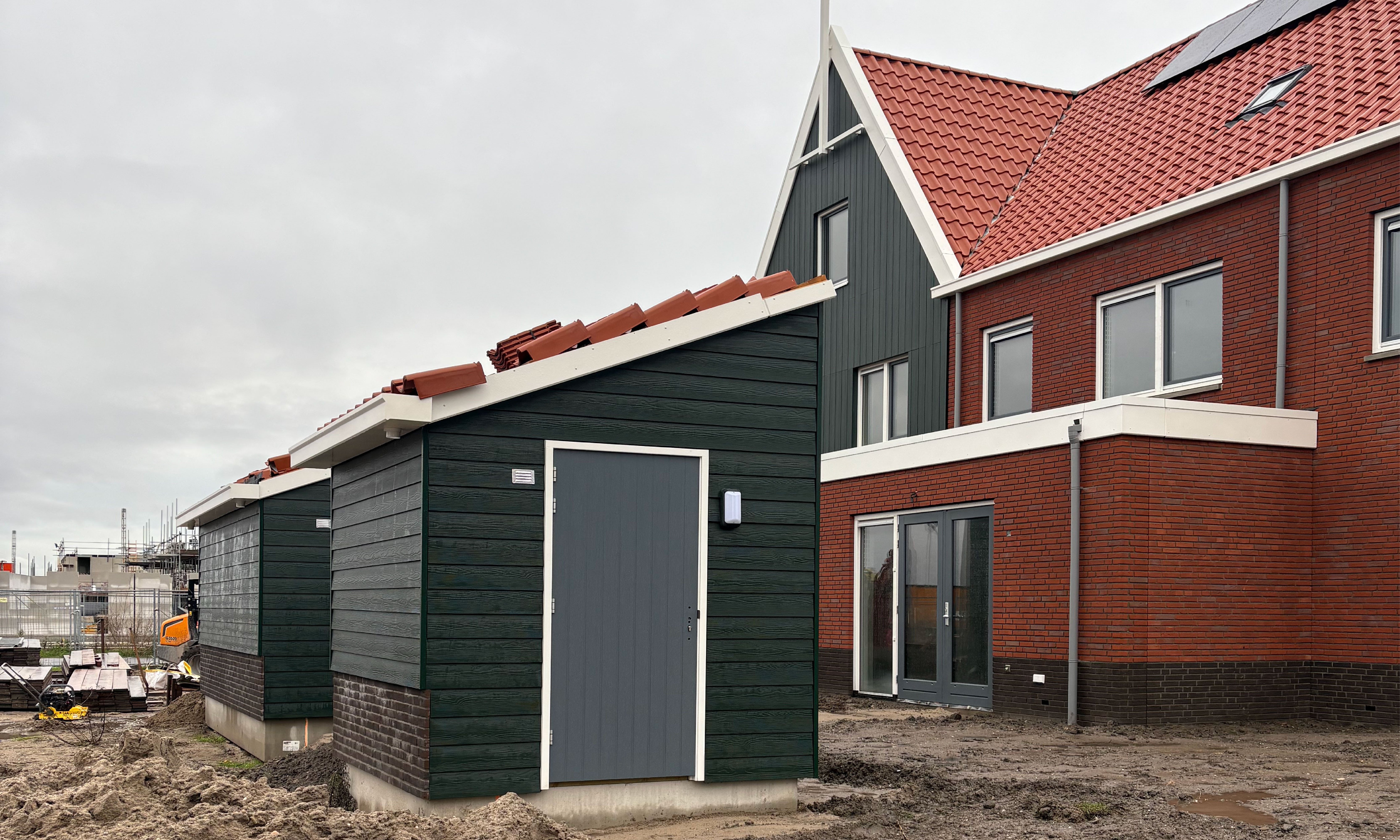 Nieuwe woning Gevelbekleding