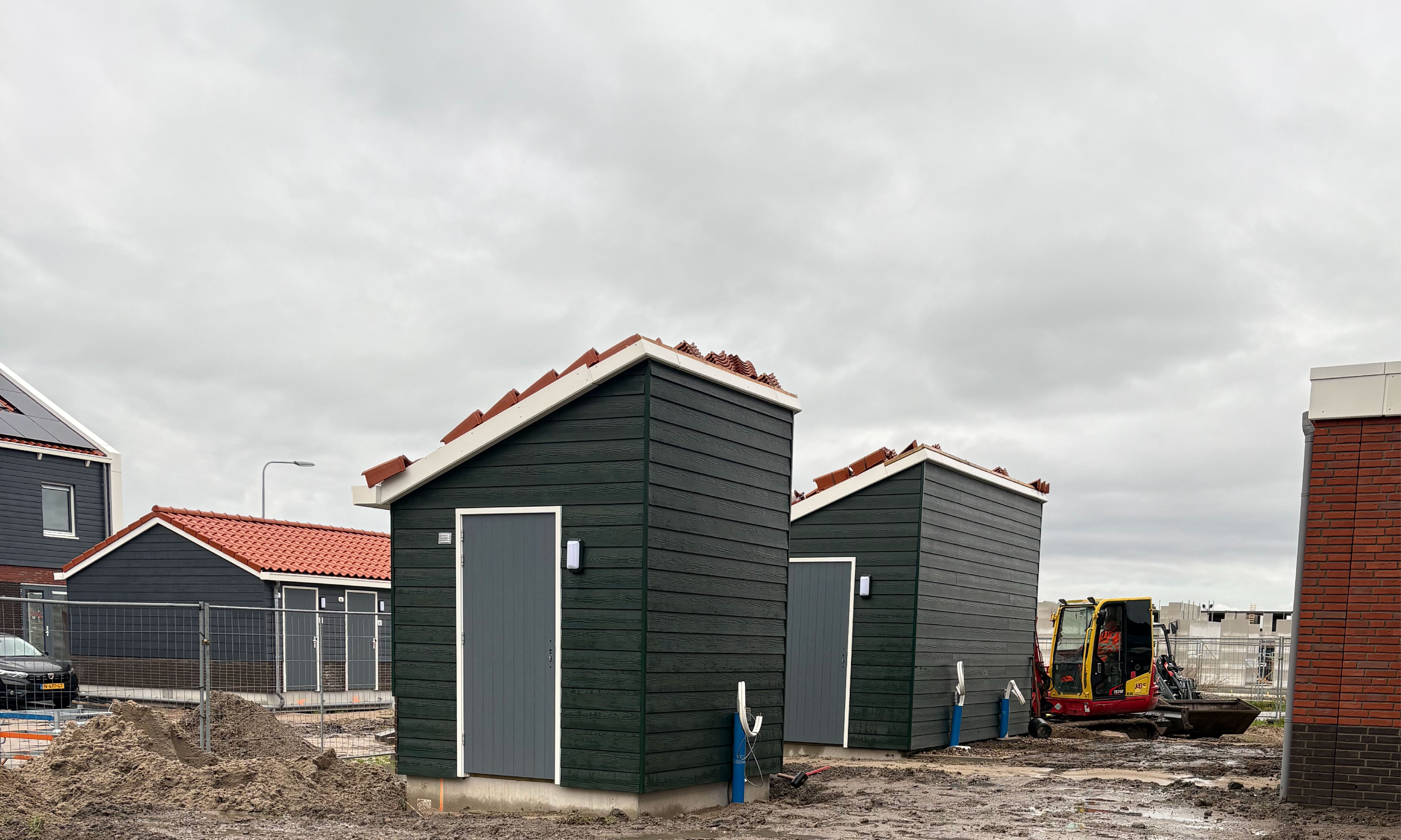 Nieuwe woning Gevelbekleding