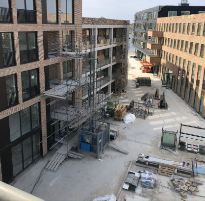Montage van HSB-elementen